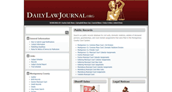 Desktop Screenshot of dailylawjournal.org